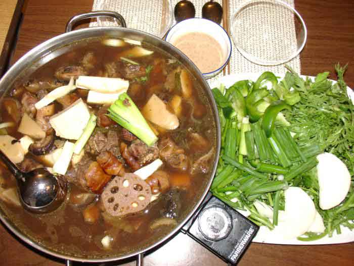Cách nấu lẩu dê ngon