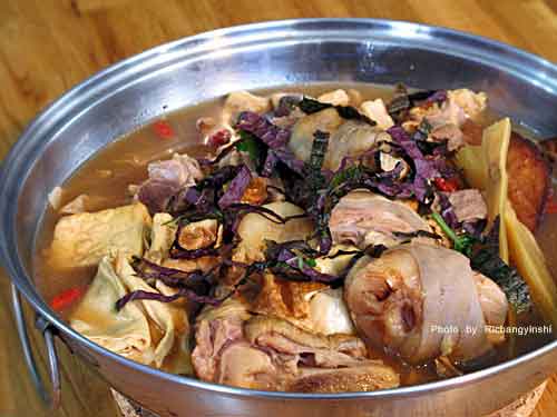 lẩu dê hầm thuốc bắc