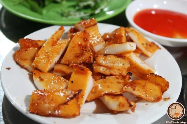 Mực 1 nắng chiên nước mắm (Nha Trang)